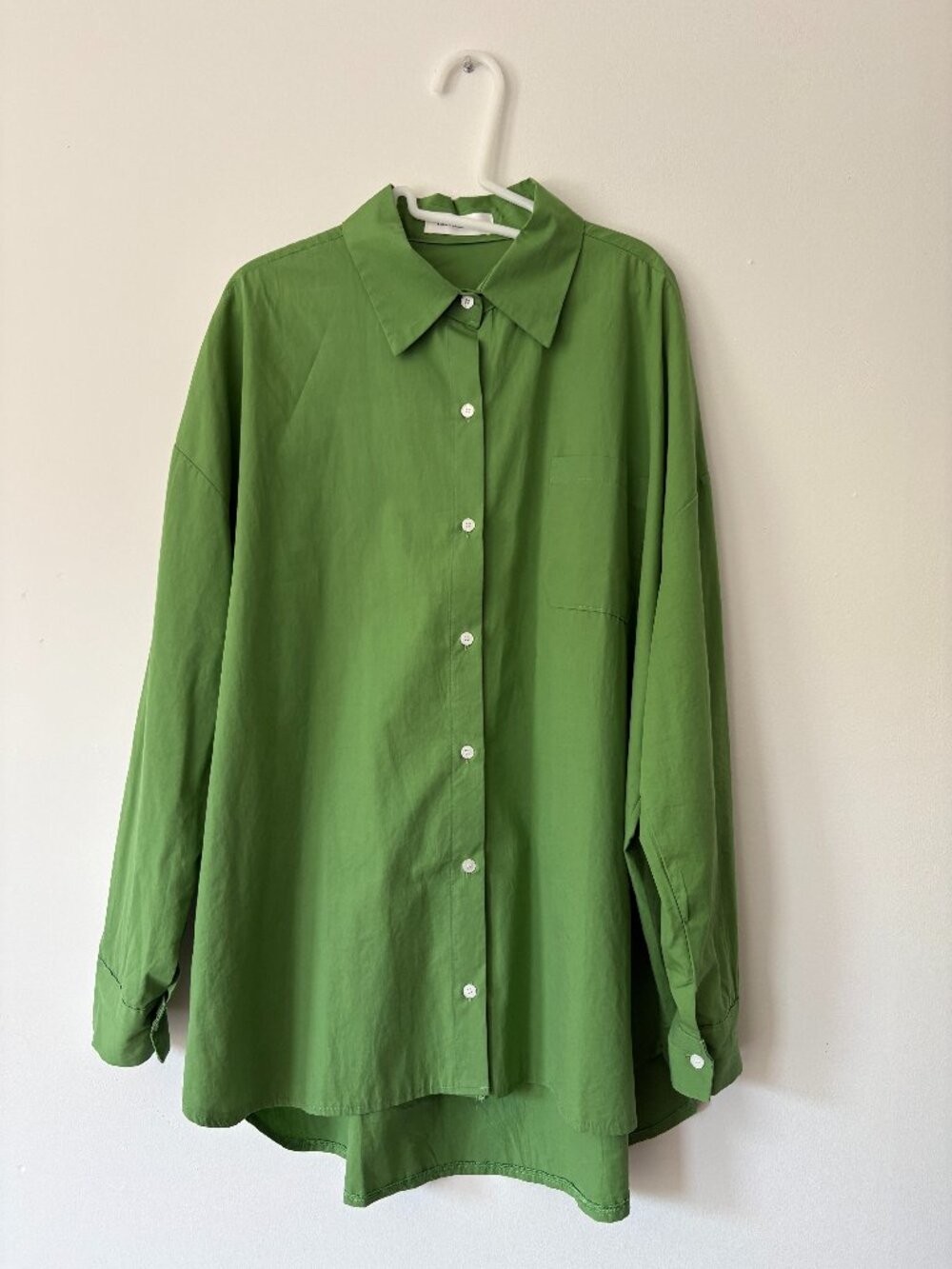 The Frankie Shop - Green Button-Up Shirt OS